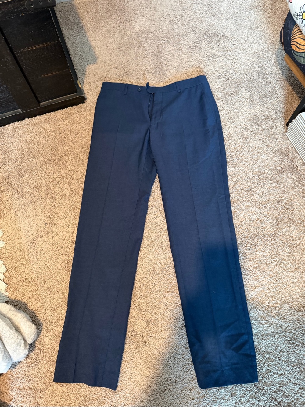 Tommy Hilfiger Men's Dark Blue Dress Pants